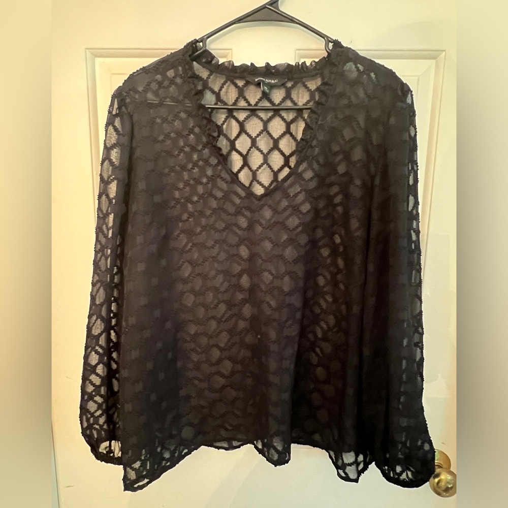 Banana Republic black black